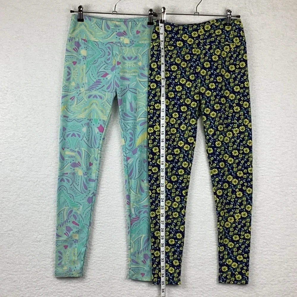 LuLaroe 2 Pair of Girls Leggings, OS